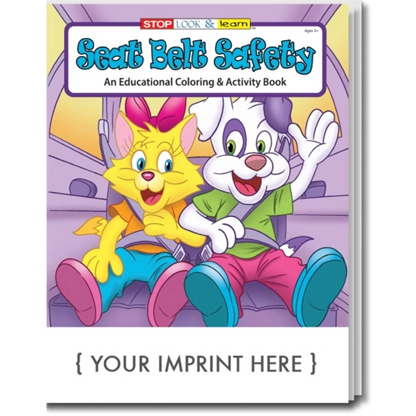Seat Belt Safety Coloring Book - Image 1