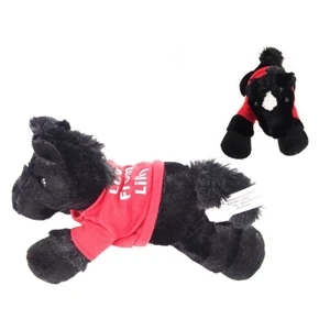 8" Beau Horse with T-shirt & one color imprint