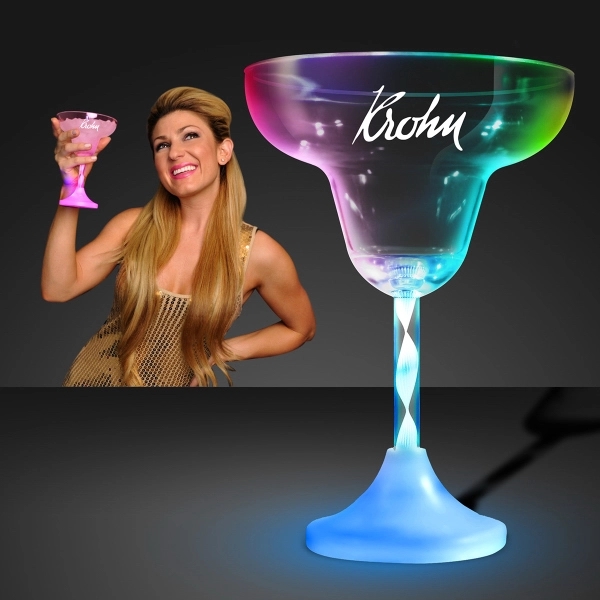 Spiral stem cocktail glass - margarita - Image 1