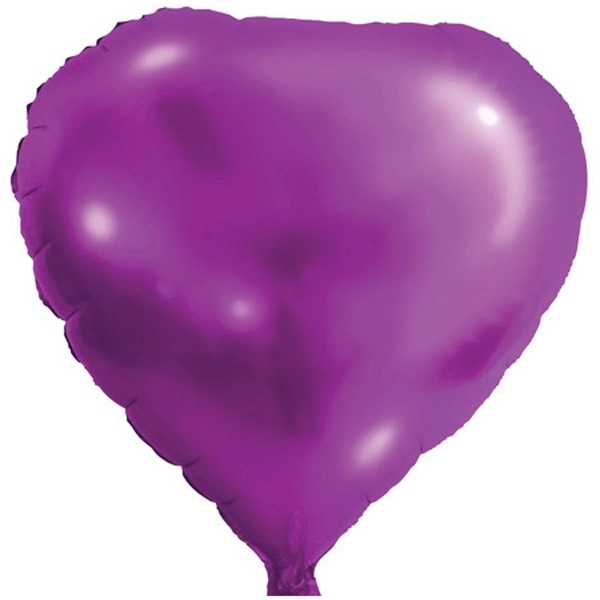 17" Shaped Foil Balloon-Heart - Image 6