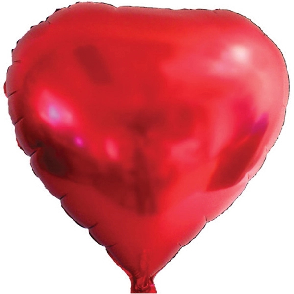 17" Shaped Foil Balloon-Heart - Image 7