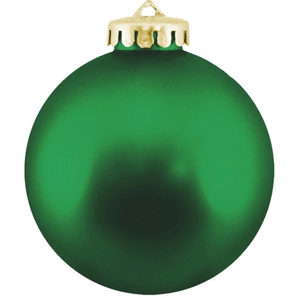 3 1/4" Satin Round Shatterproof Ornament - Image 3