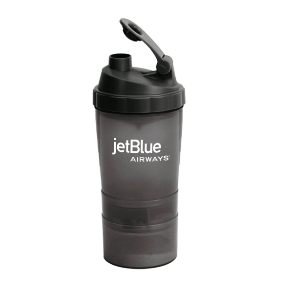 17 oz. FITNESS SHAKER CUP WITH COMPARTMENT - Image 3
