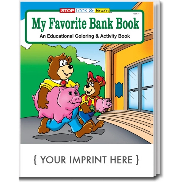 My Favorite Bank Coloring and Activity Book - Image 1