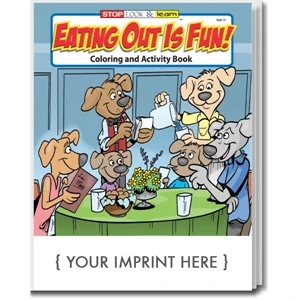 Eating Out Is Fun Coloring and Activity Book