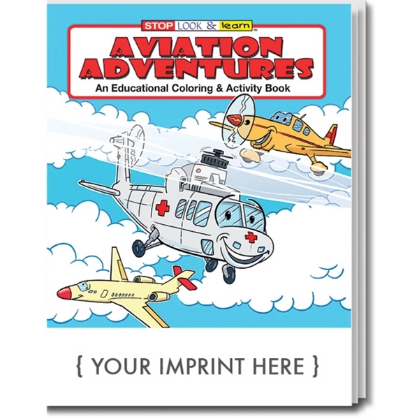 Aviation Adventures Coloring and Activity Book - Image 1
