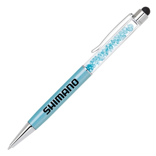 Crystalline III Ballpoint Pen with Stylus - Image 4
