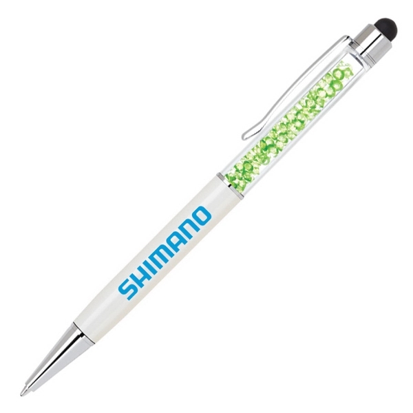Crystalline III Ballpoint Pen with Stylus - Image 5