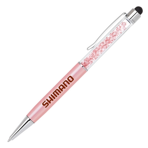 Crystalline III Ballpoint Pen with Stylus - Image 6