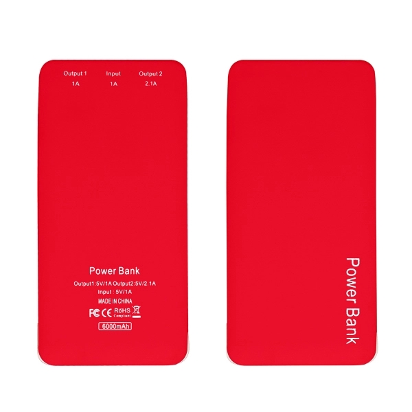 Avalanche Power Bank - 4000mAh - Red - Image 2