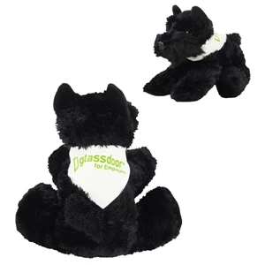 8" Scotty Scottish Terrier with bandana & one color imprint