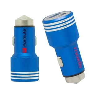 Safety Hammer Car Charger - Blue