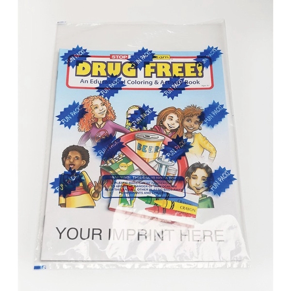 Drug Free Coloring Book Fun Pack - Image 1