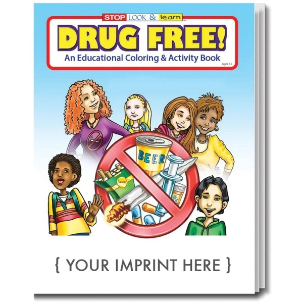 Coloring Book: Drug Free Coloring Book - Image 1