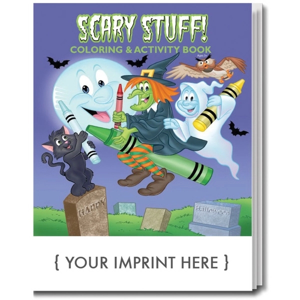 Scary Stuff Coloring Book - Image 1
