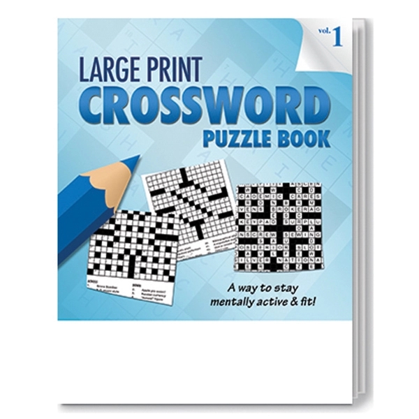 LARGE Print Crossword Puzzle Book - Volume 1 - Image 2