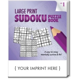 LARGE PRINT Sudoku Puzzle Book - Volume 1 