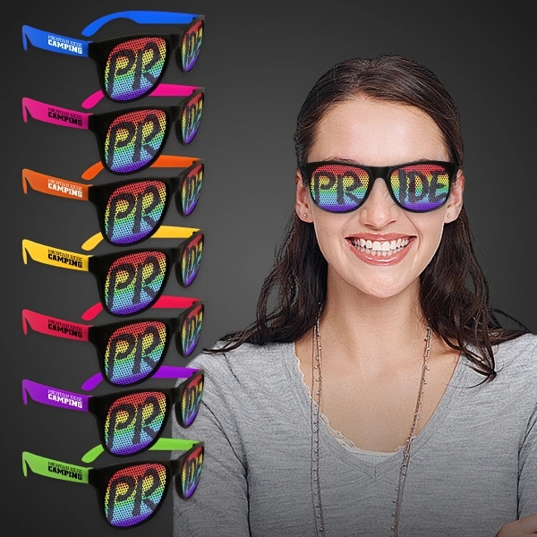 Rainbow Pride Billboard Sunglasses - Image 1