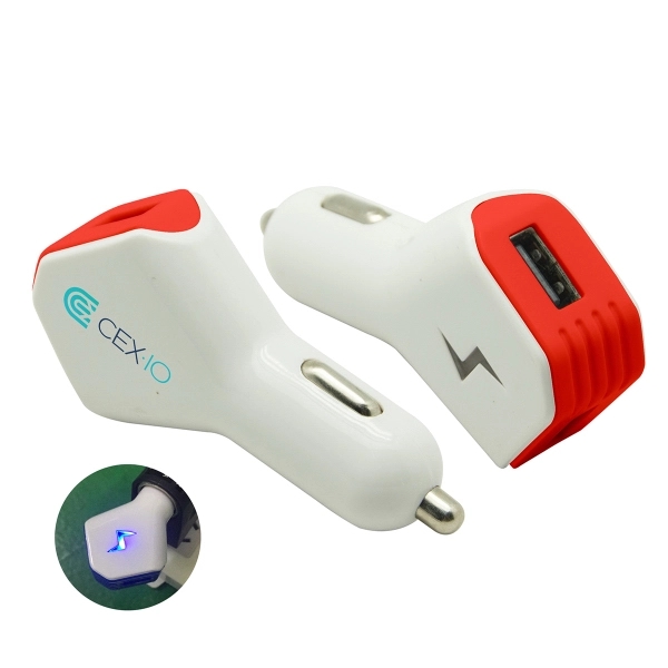 Thunder Car Charger - Red - Image 1