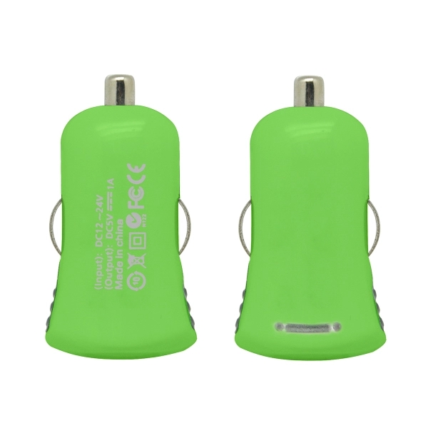 Candy USB Car Charger - Green - Image 2