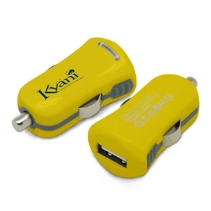 Candy USB Car Charger - Yellow