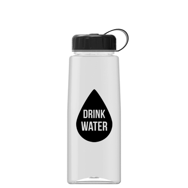 26 oz Tritan Flair Bottle with Tethered Lid - Image 2