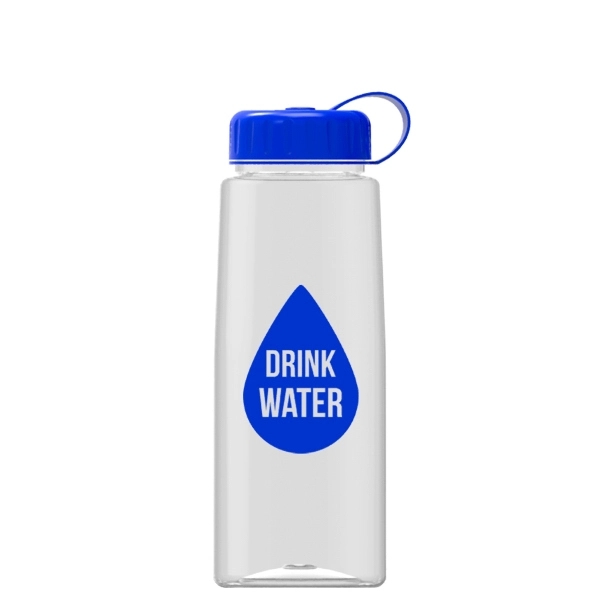 26 oz Tritan Flair Bottle with Tethered Lid - Image 3