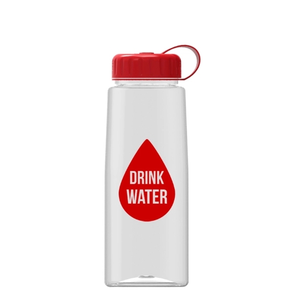 26 oz Tritan Flair Bottle with Tethered Lid - Image 4