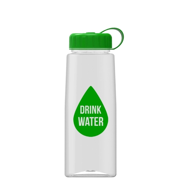 26 oz Tritan Flair Bottle with Tethered Lid - Image 1