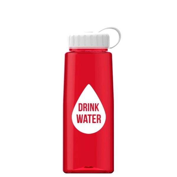 26 oz Tritan Flair Bottle with Tethered Lid - Image 8