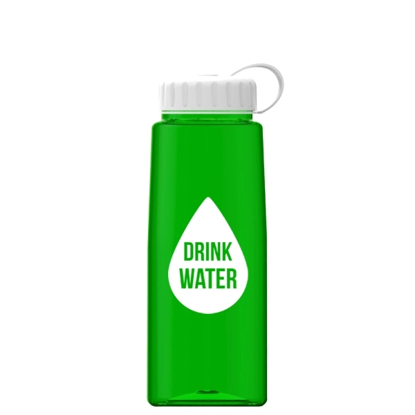 26 oz Tritan Flair Bottle with Tethered Lid - Image 9