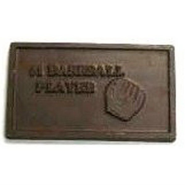 #1 Baseball Player Chocolate Business Card