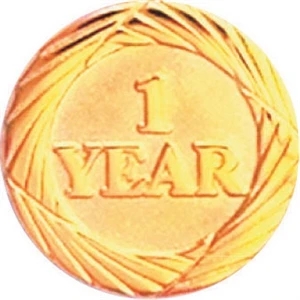 1 Year Service Lapel Pin