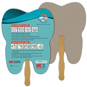 Tooth Recycled Hand Fan