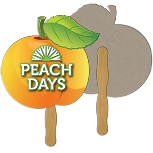 Peach Recycled Hand Fan