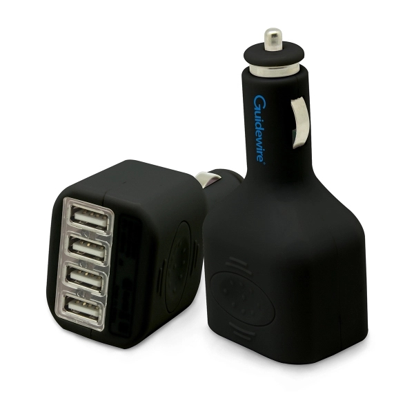 Mortars USB Car Charger - Black - Image 1