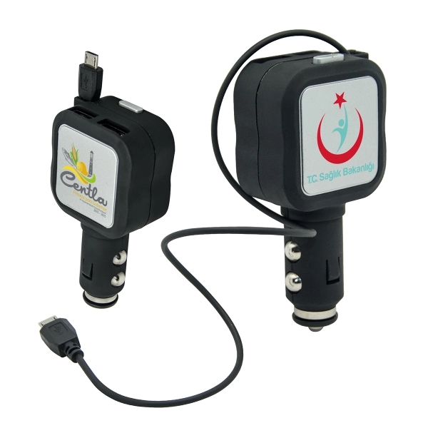 Meteor 2in1 Car Charger - Image 1
