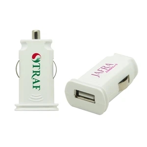 Sorrow USB Car Charger - White