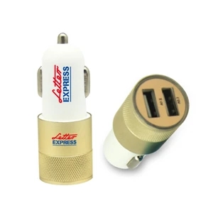 Solana USB Car Charger - Gold