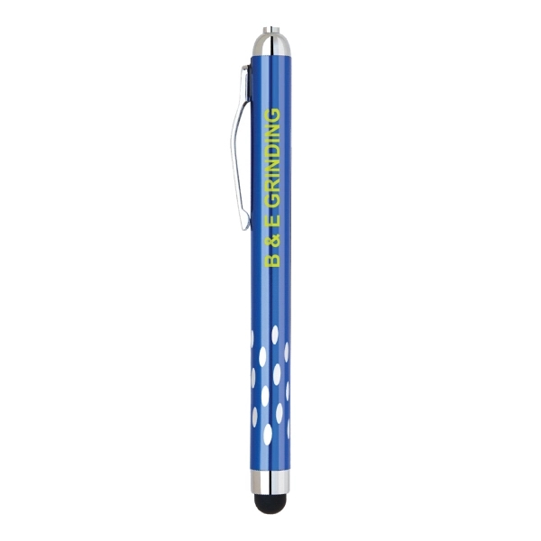 Metal Gravity Ballpoint Pen with Stylus - Image 2