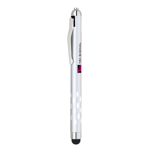 Metal Gravity Ballpoint Pen with Stylus - Image 6