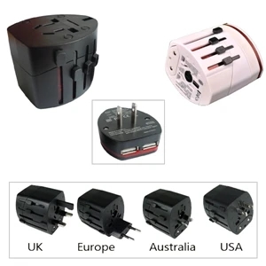 Universal Power Adapter with Dual USB