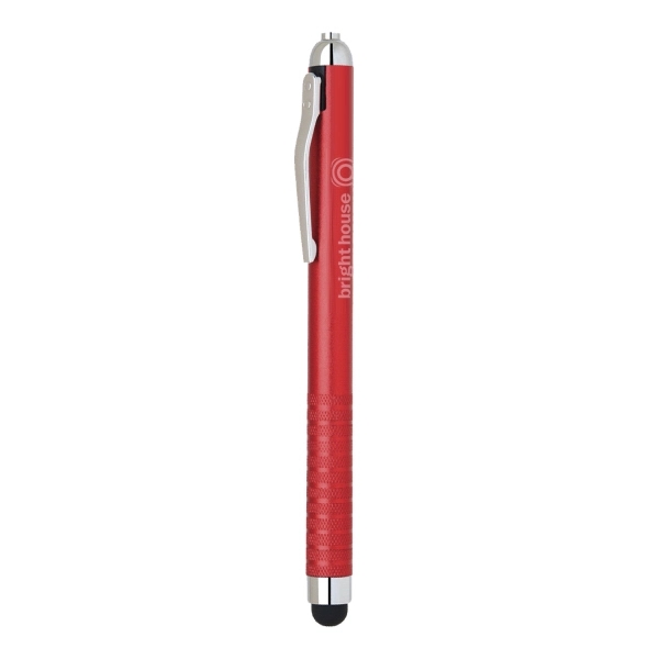 Metal Gravity Ballpoint Pen with Stylus - Image 3