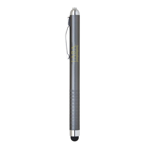 Metal Gravity Ballpoint Pen with Stylus - Image 4