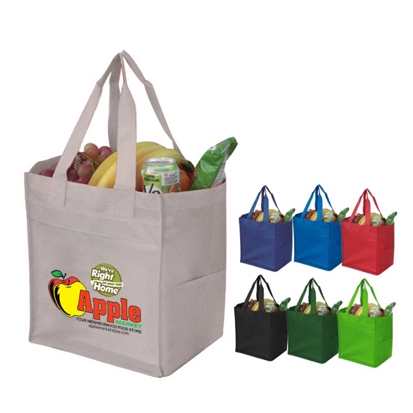 10" Eco Grocery Tote - Image 1