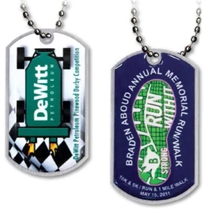 QUIKTURN Double-Sided Aluminum Dog Tag