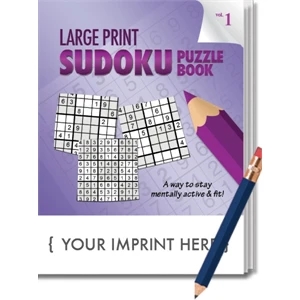 PUZZLE PACK LARGE PRINT Sudoku Puzzle Book Set - Volume 1