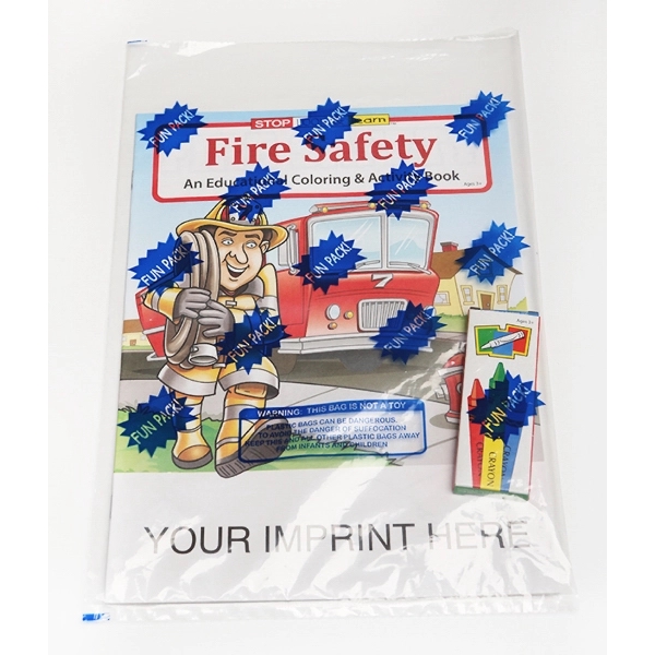 Fire Safety Coloring Book Fun Pack - Image 1