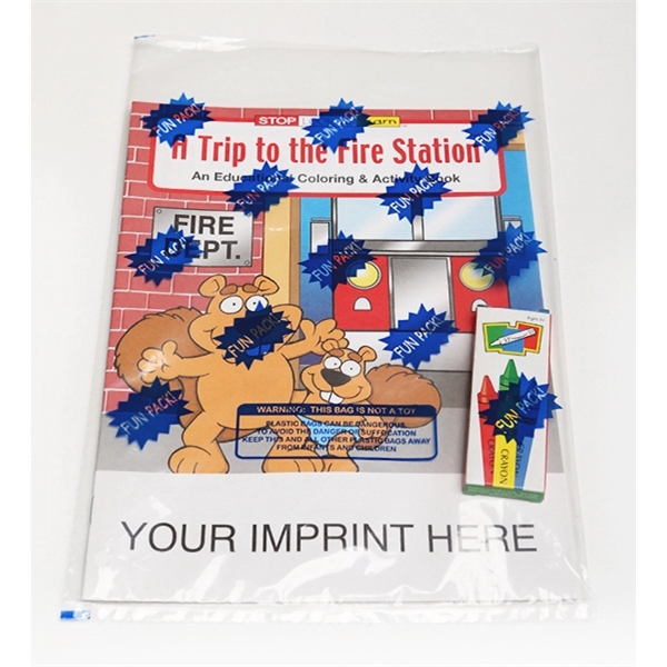 A Trip to the Fire Station Coloring Book Fun Pack - Image 1