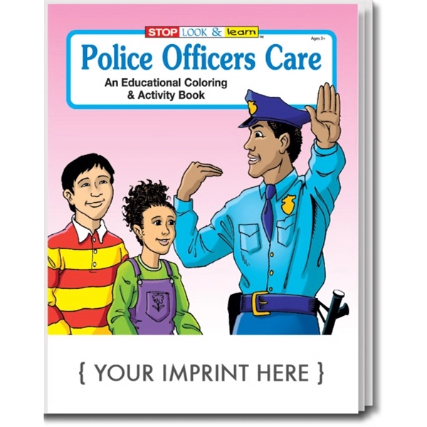Police Officers Care Coloring and Activity Book - Image 1